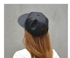Leather Baseball Hat