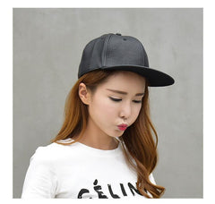 Leather Baseball Hat