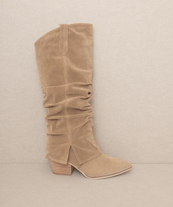 OASIS SOCIETY Thea – Jeansstiefel mit umklappbarem Schlitz