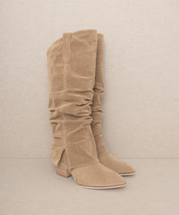 OASIS SOCIETY Thea – Jeansstiefel mit umklappbarem Schlitz