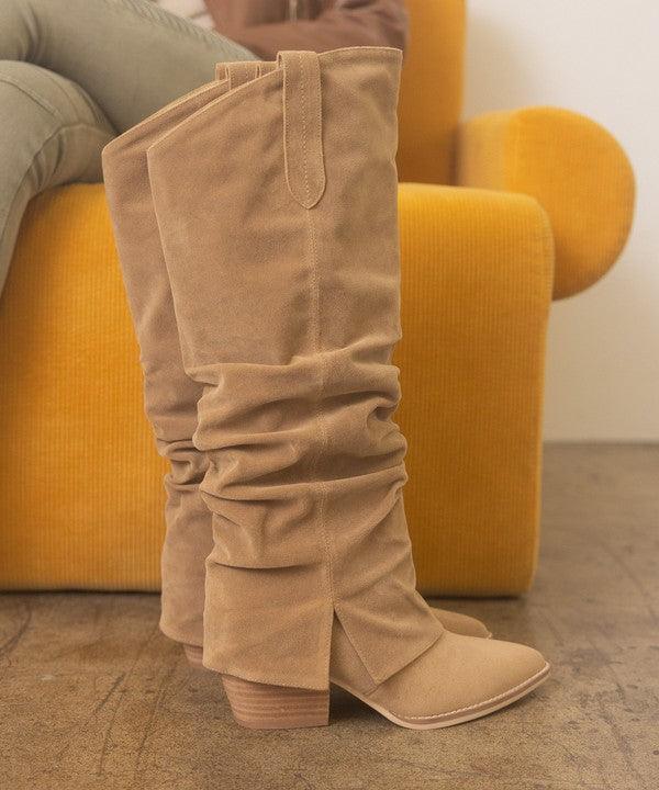 OASIS SOCIETY Thea – Jeansstiefel mit umklappbarem Schlitz
