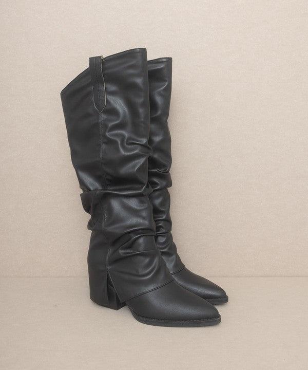 OASIS SOCIETY Thea – Jeansstiefel mit umklappbarem Schlitz