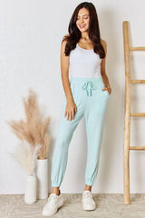 RISEN – Jogginghose aus ultraweichem Strick in voller Größe mit Kordelzug