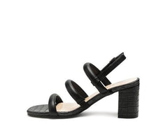 SLINGBACK-BLOCKSANDALEN „SLATER“ AUS CROC