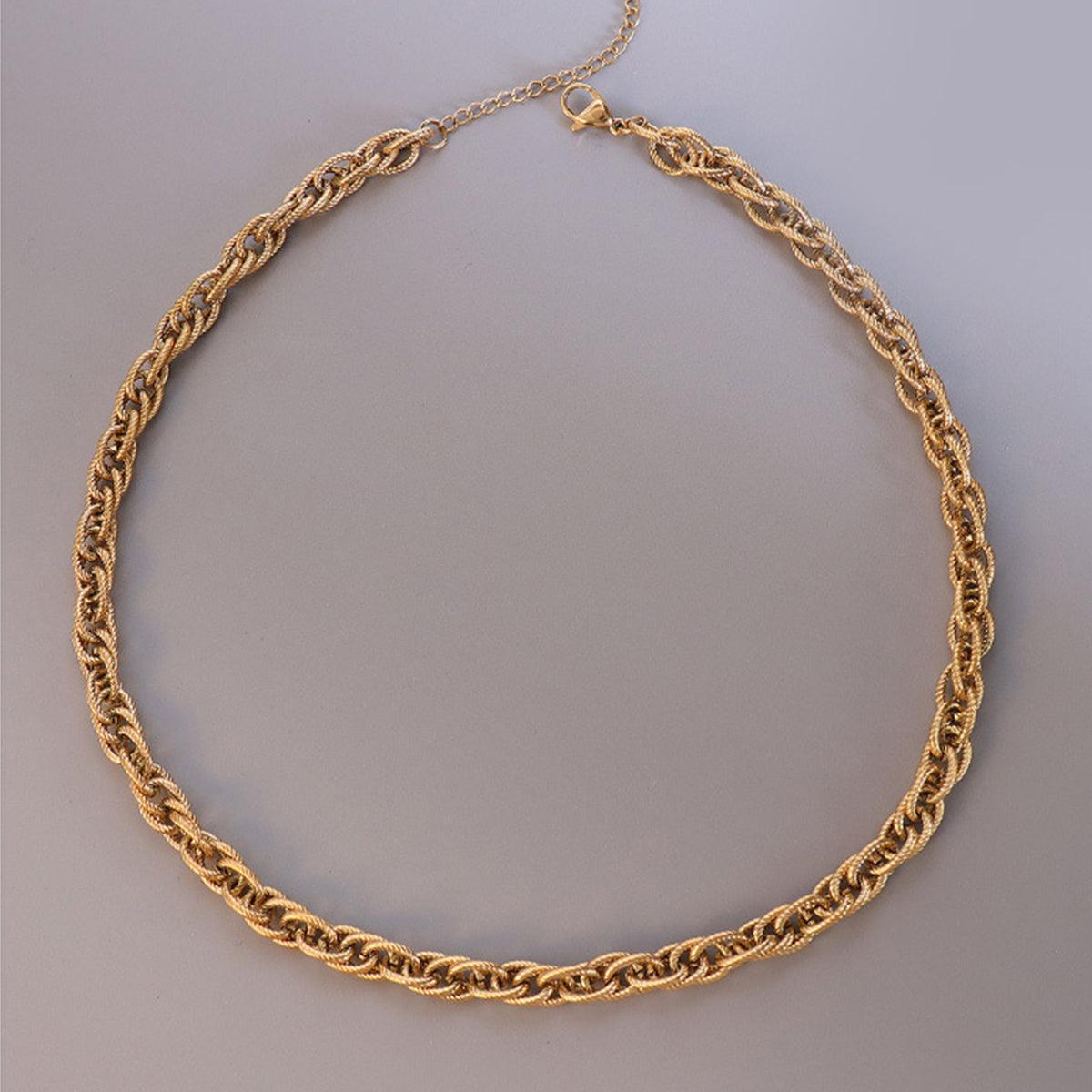 Collar de cadena de acero de titanio