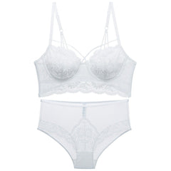 Ultra-thin Cup Classic Bandage Push-Up Bra Set