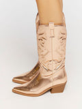 PU Leather Cowboy Boots
