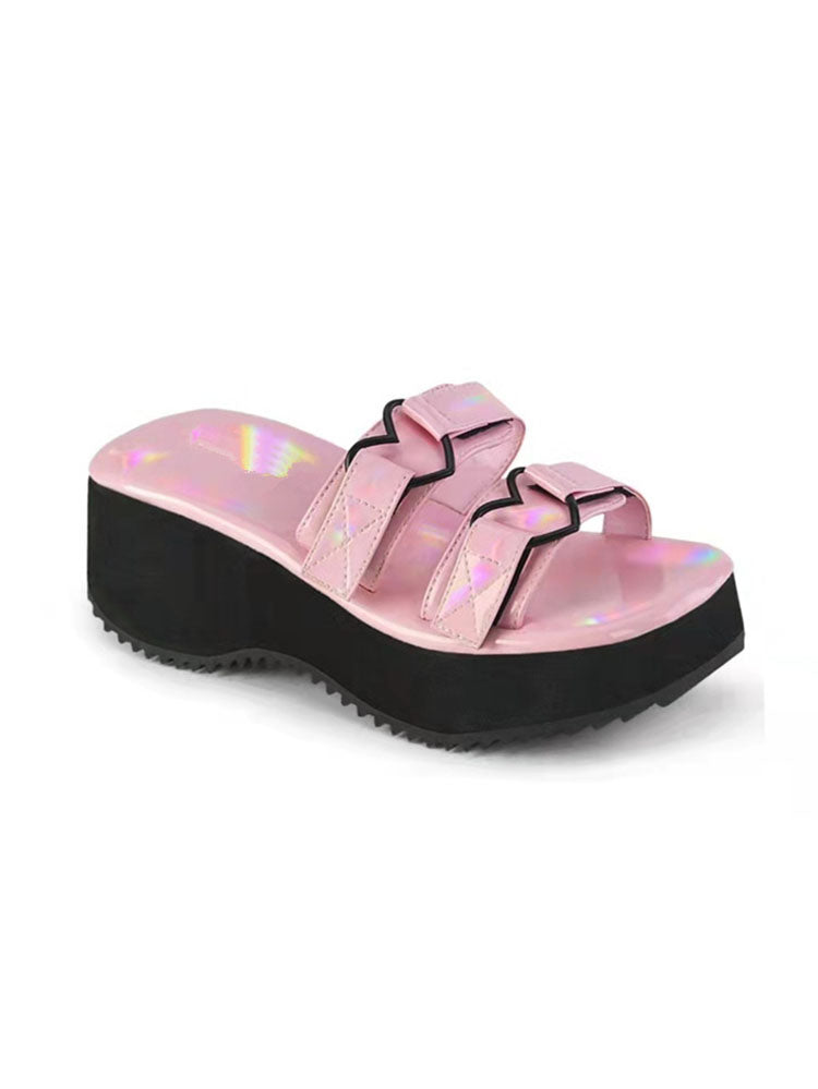 Heart Shape Casual Platform Sandals