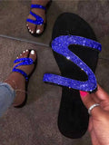 Hot Drill Sequined Slipper