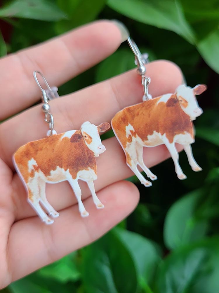 Acrylic Animal Earrings