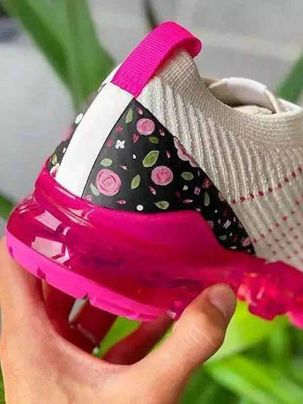 Air Cushion Flower Sneakers