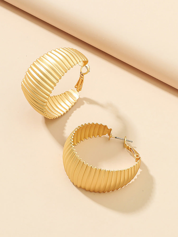 Gold Hoop Earrings