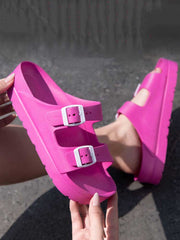 Double Buckle Sandals