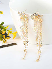 Tassels Star Rhinestones Earrings