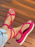 Thick-Soled Rope Sandals