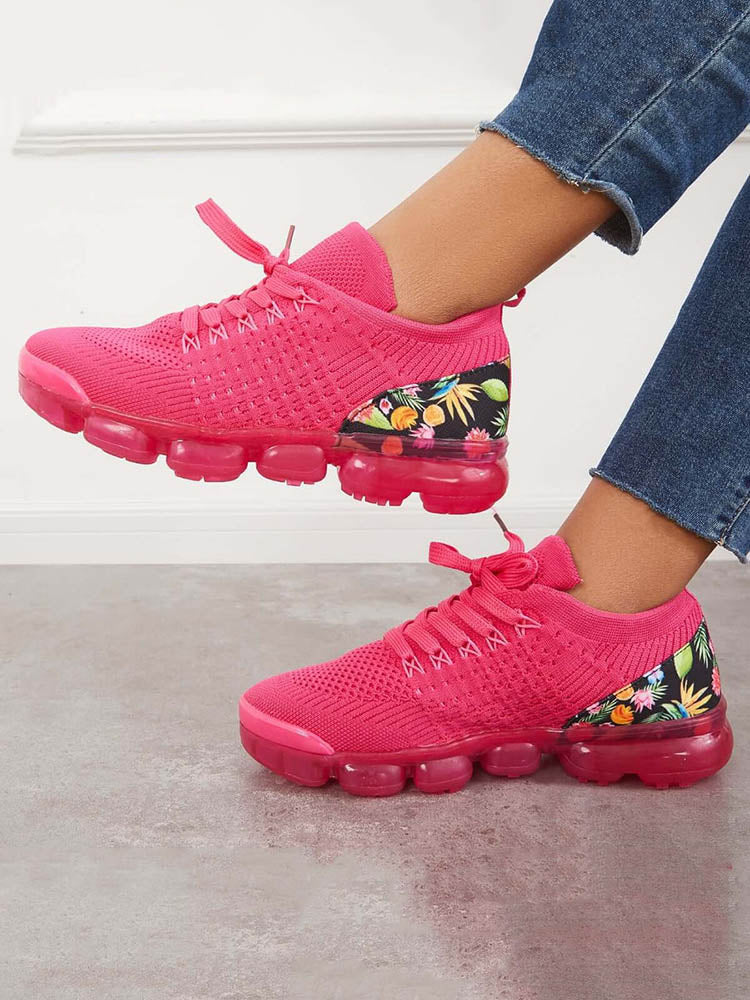Air Cushion Flower Sneakers