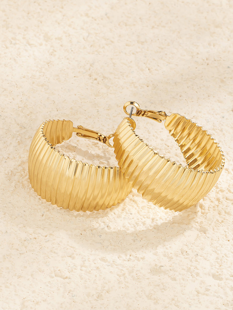 Gold Hoop Earrings