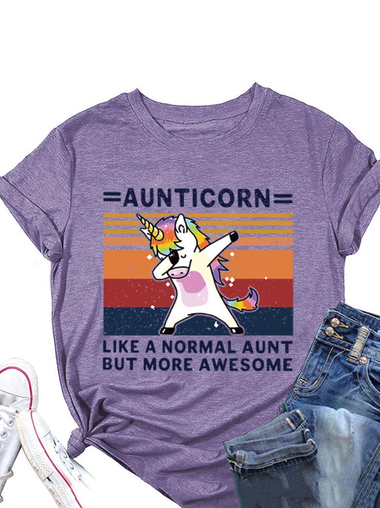 Aunticorn Casual Tee