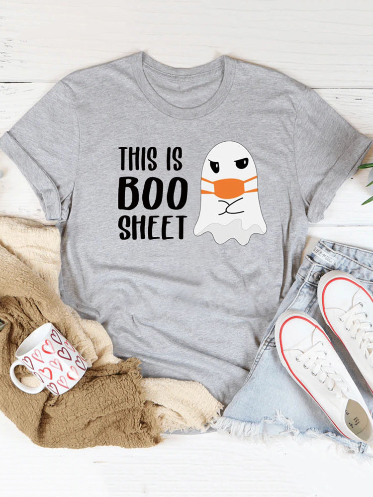 Esta es la camiseta de Boo Sheet