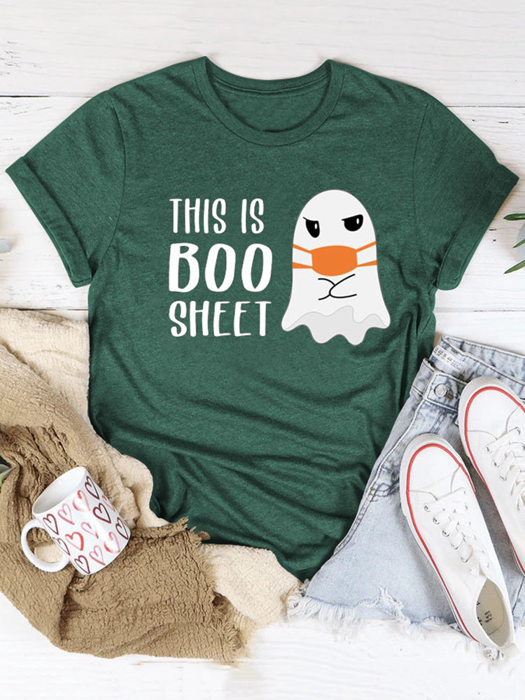 Esta es la camiseta de Boo Sheet