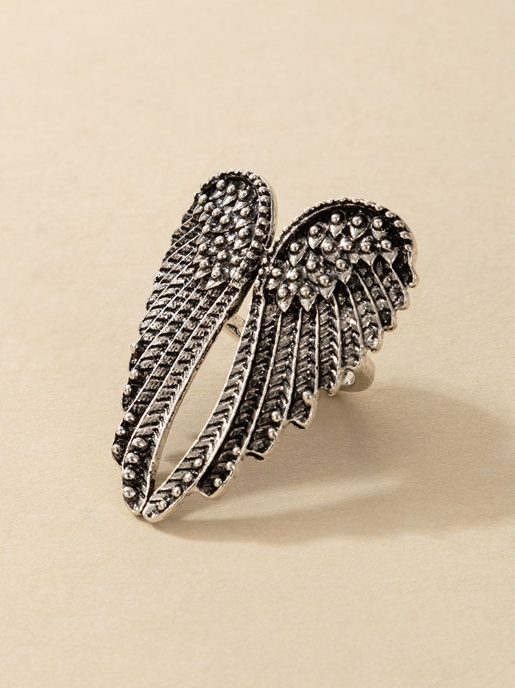 Vintage Angel Wings Ring