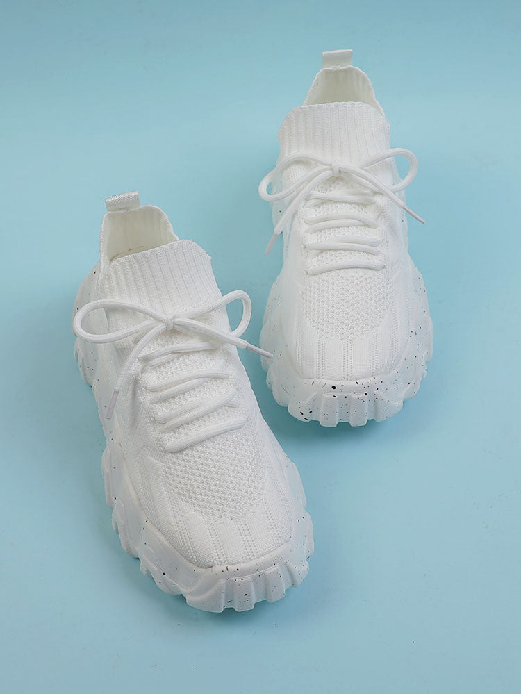 Breathable Lace-Up Sneakers