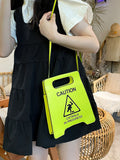 Warning Sign Design Bag