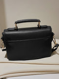 Piano Print Music Embroidered Bag
