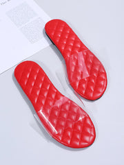 Clear Band Slide Flat Slippers