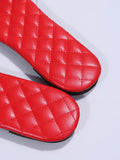 Clear Band Slide Flat Slippers