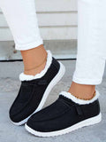 Trim Lined-up Slip On Boots