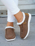 Trim Lined-up Slip On Boots