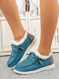 Trim Lined-up Slip On Boots