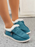 Trim Lined-up Slip On Boots