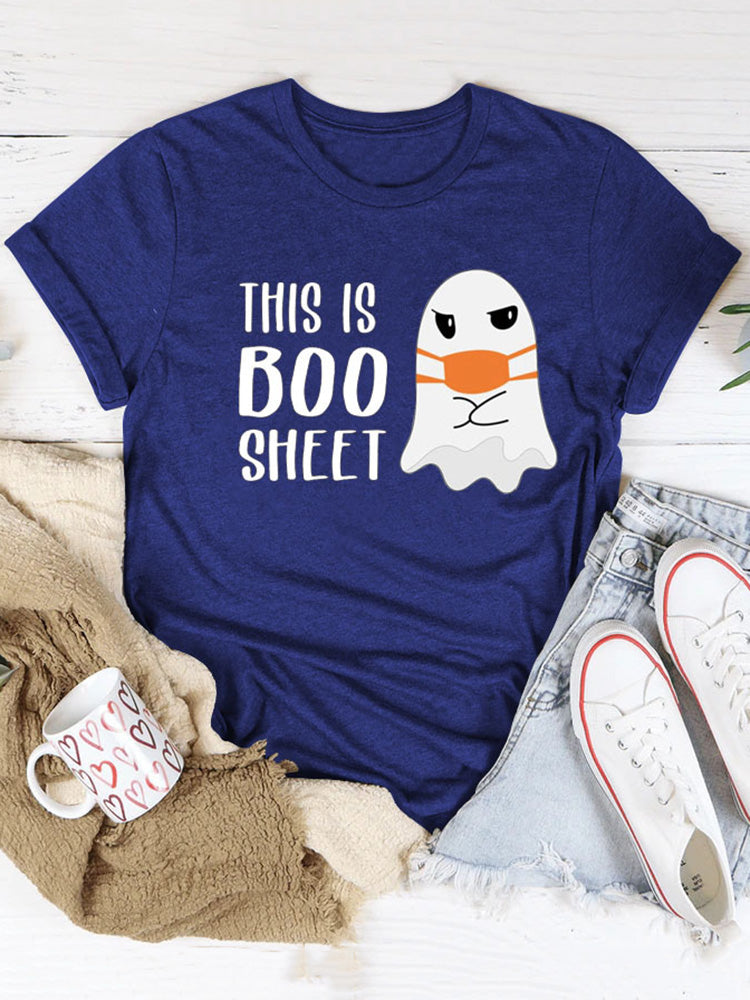 Esta es la camiseta de Boo Sheet