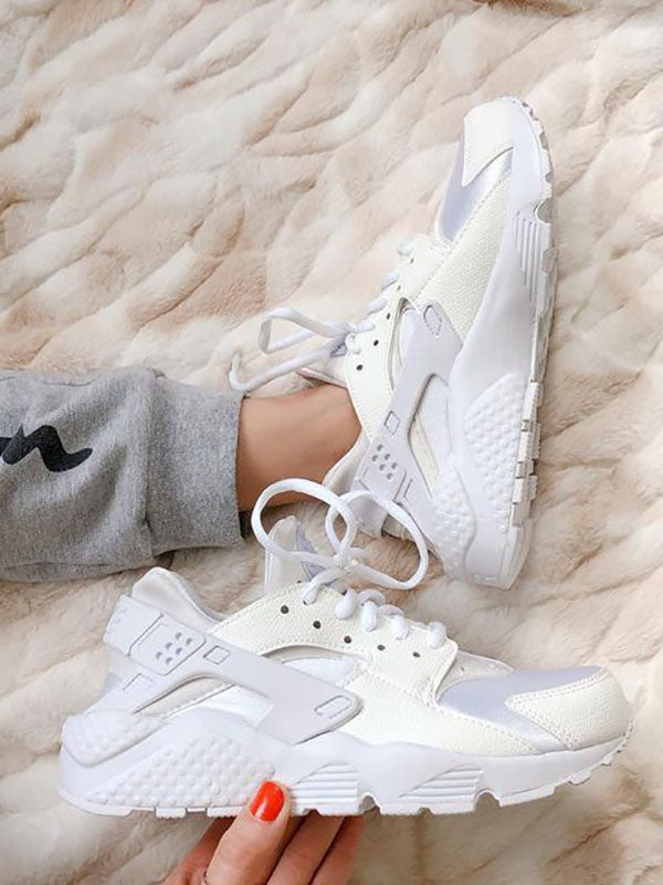 Breathable Lace-Up Sneakers