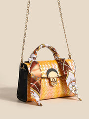 Gradient Print  Strap Crossbody Bag