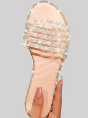 Glitter Flat Bling Slippers