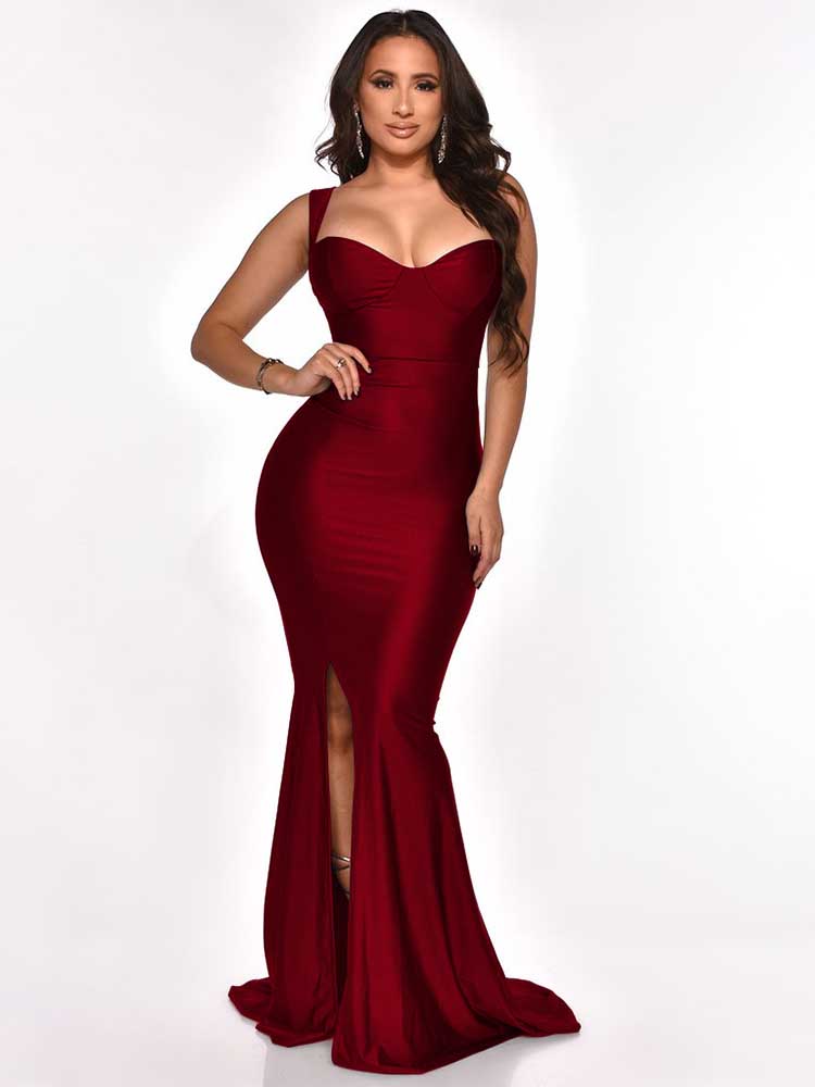 Elegant Spaghetti Strap Mermaid Dresses