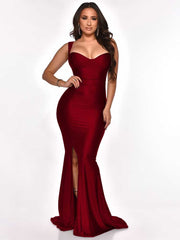 Elegant Spaghetti Strap Mermaid Dresses