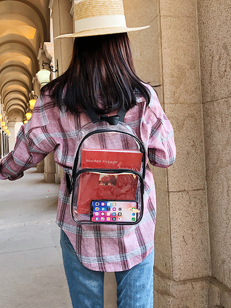 Mochila transparente impermeable