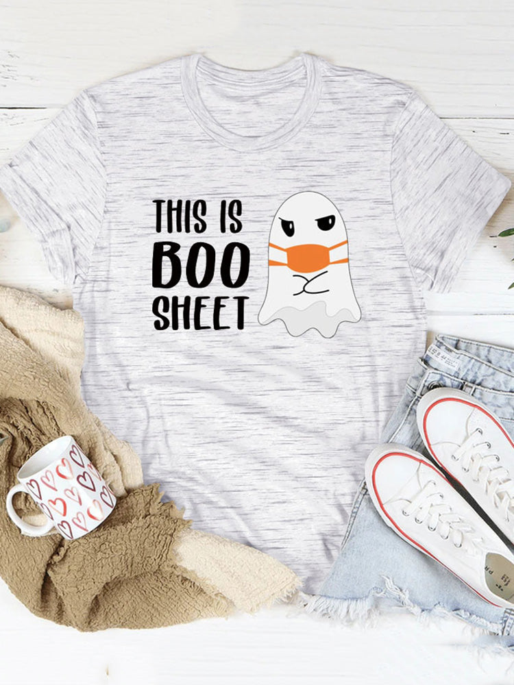 Esta es la camiseta de Boo Sheet