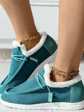 Trim Lined-up Slip On Boots