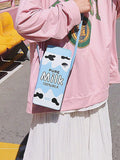 Cute Carton Crossbody Bag