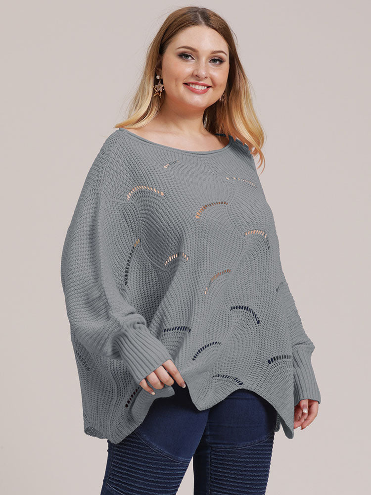 Pullover mit Rundhalsausschnitt und Cut-Outs