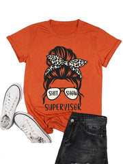 Cute Girl Print T-Shirt