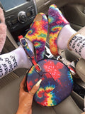 Tie Dye Soft Heel Slipper
