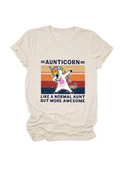 Aunticorn Casual Tee