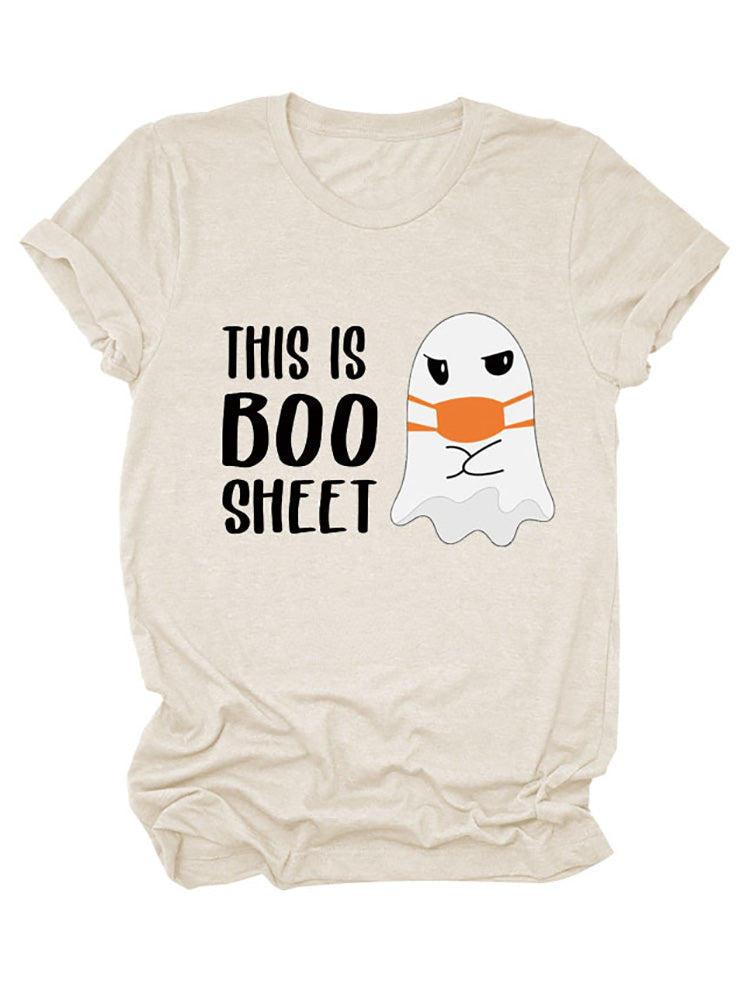 Esta es la camiseta de Boo Sheet