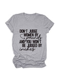 Don’t judge my side of the fence tee main image 1